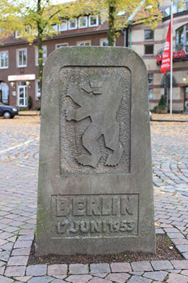 Gedenkstein 17. Juni 1953 am Sendplatz in Metelen
